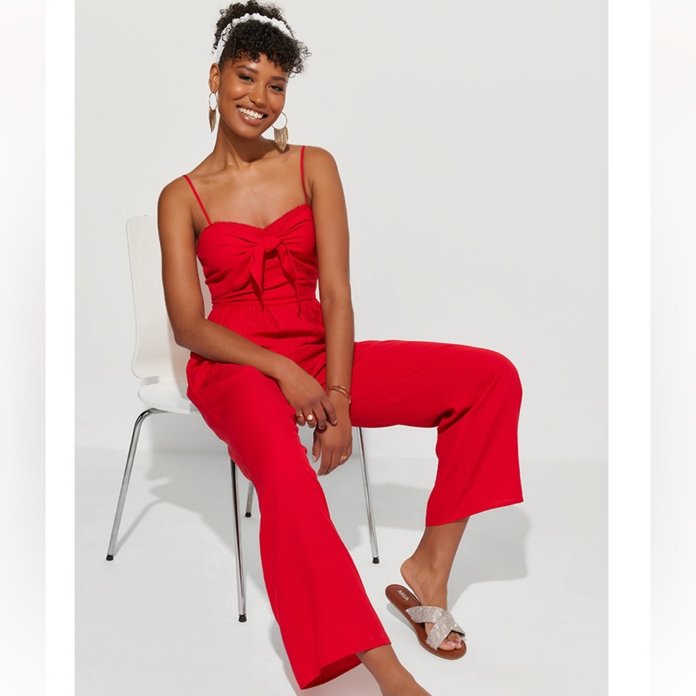 Red jumpsuit - Picture 2 of 6